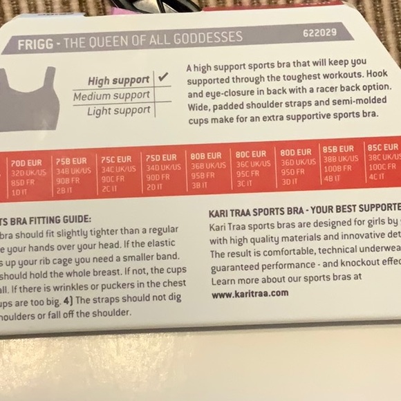 Kari Traa FRIGG Sports Bra - Surf (Lt Blue/Navy) - Picture 10 of 15